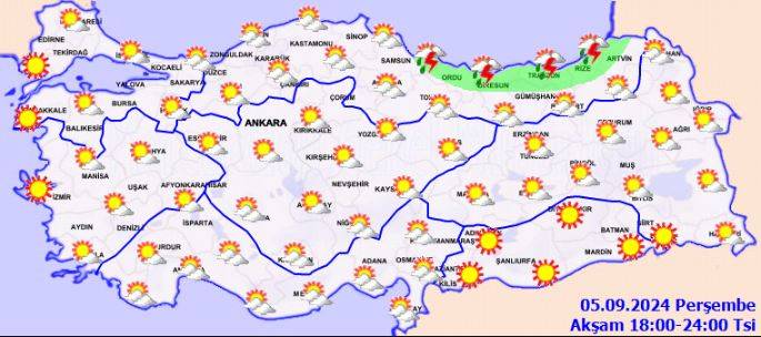 Doğu Karadeniz’de 5 il için kuvvetli sağanak uyarısı: Sel ve heyelan riskine dikkat! 30